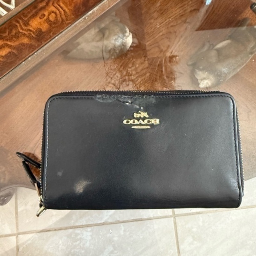 Coach Zip Around Wallet